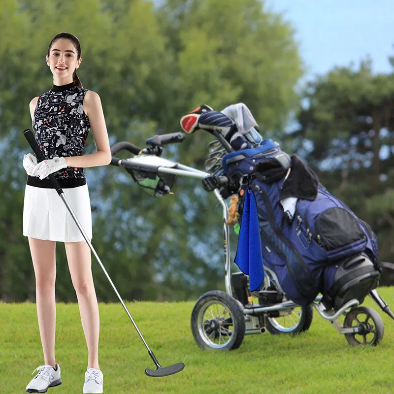 3 Pack Golf Towels with Clip for Golf Bags 16X16 Inch