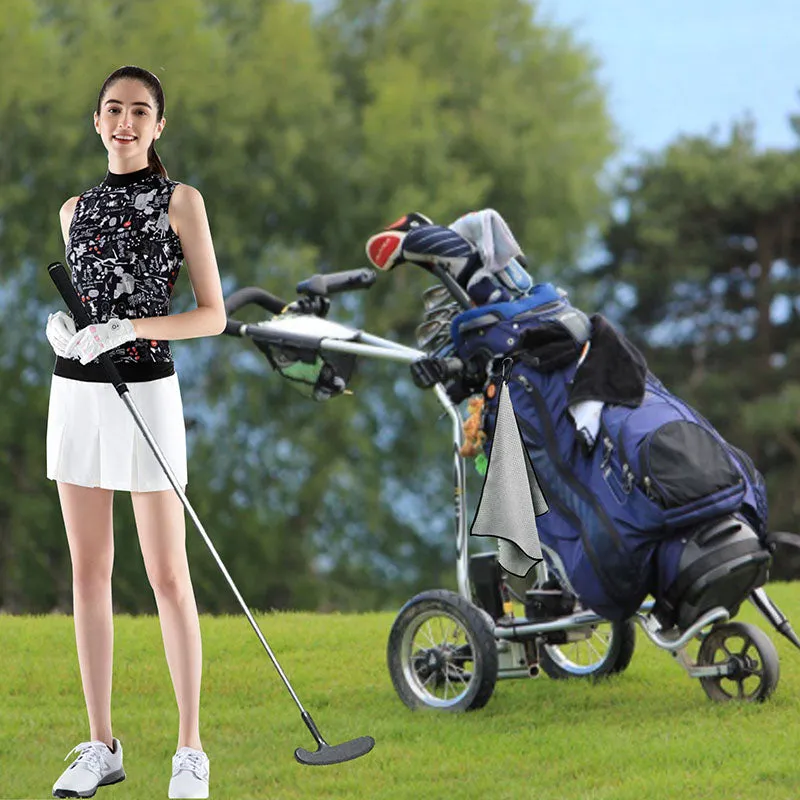 3 Pack Golf Towels with Clip for Golf Bags 16X16 Inch