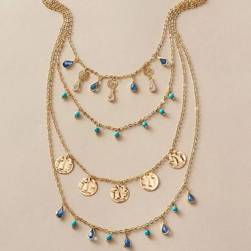 4 Layered Stunning Necklace