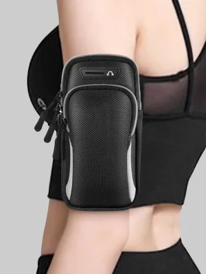 6.5 Inch Color Block Outdoor Phone Arm Bag