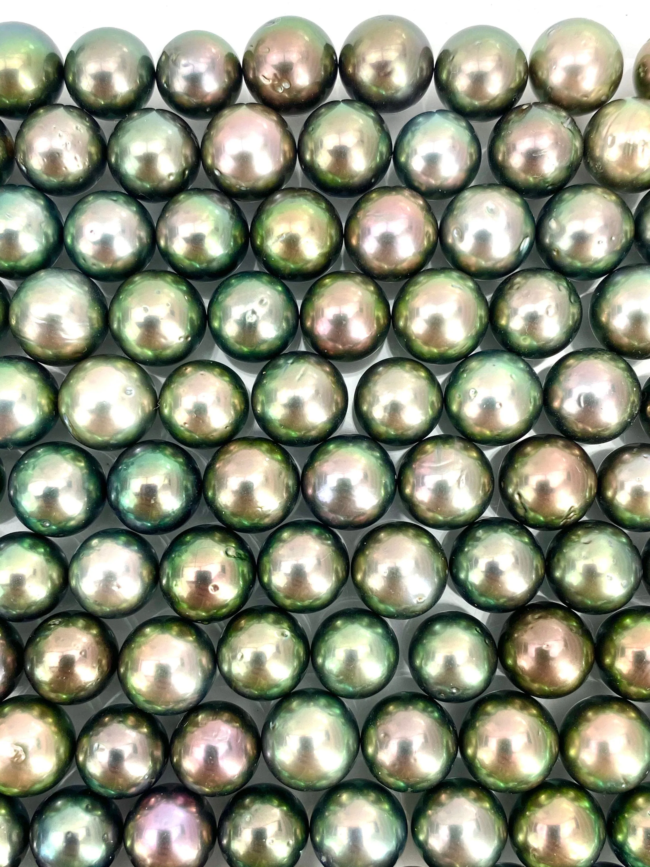 9mm Stunning A  peacock Tahitian pearls, SKU#10060