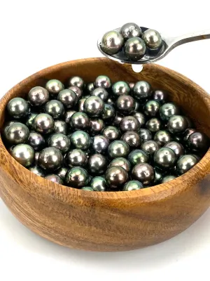 9mm Stunning A  peacock Tahitian pearls, SKU#10060