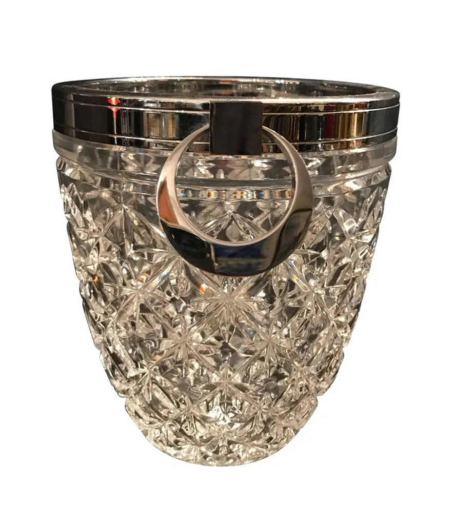 A STUNNING CUT CRYSTAL CHAMPAGNE BUCKET