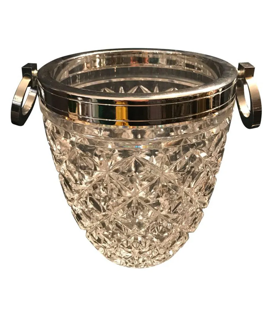 A STUNNING CUT CRYSTAL CHAMPAGNE BUCKET