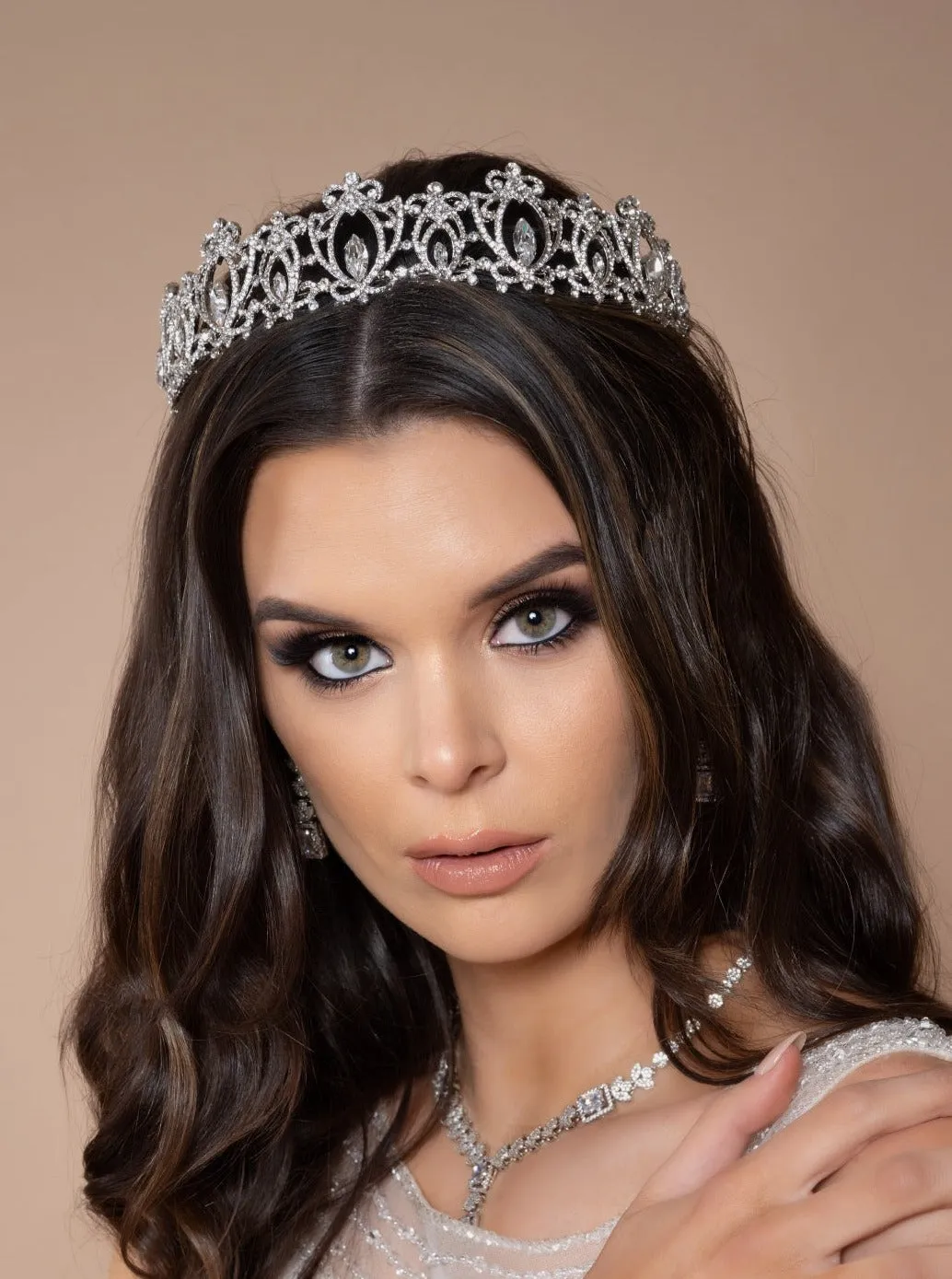 ADARA Swarovski Luxurious Bridal Headpiece