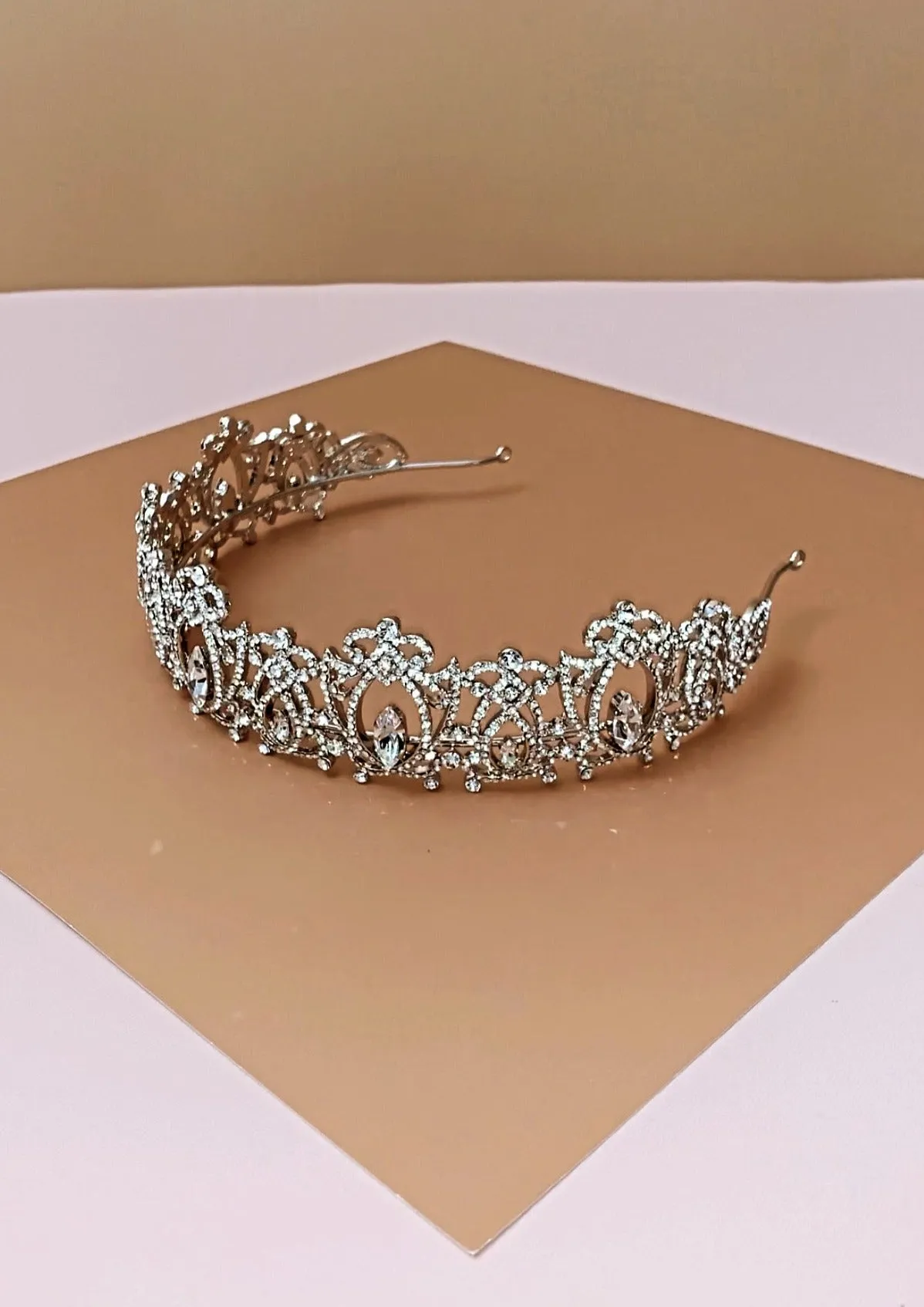 ADARA Swarovski Luxurious Bridal Headpiece