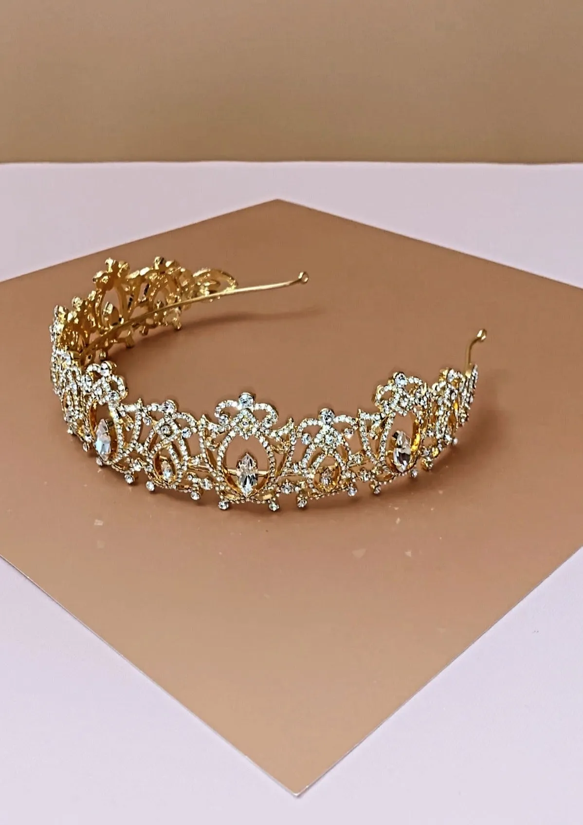 ADARA Swarovski Luxurious Bridal Headpiece