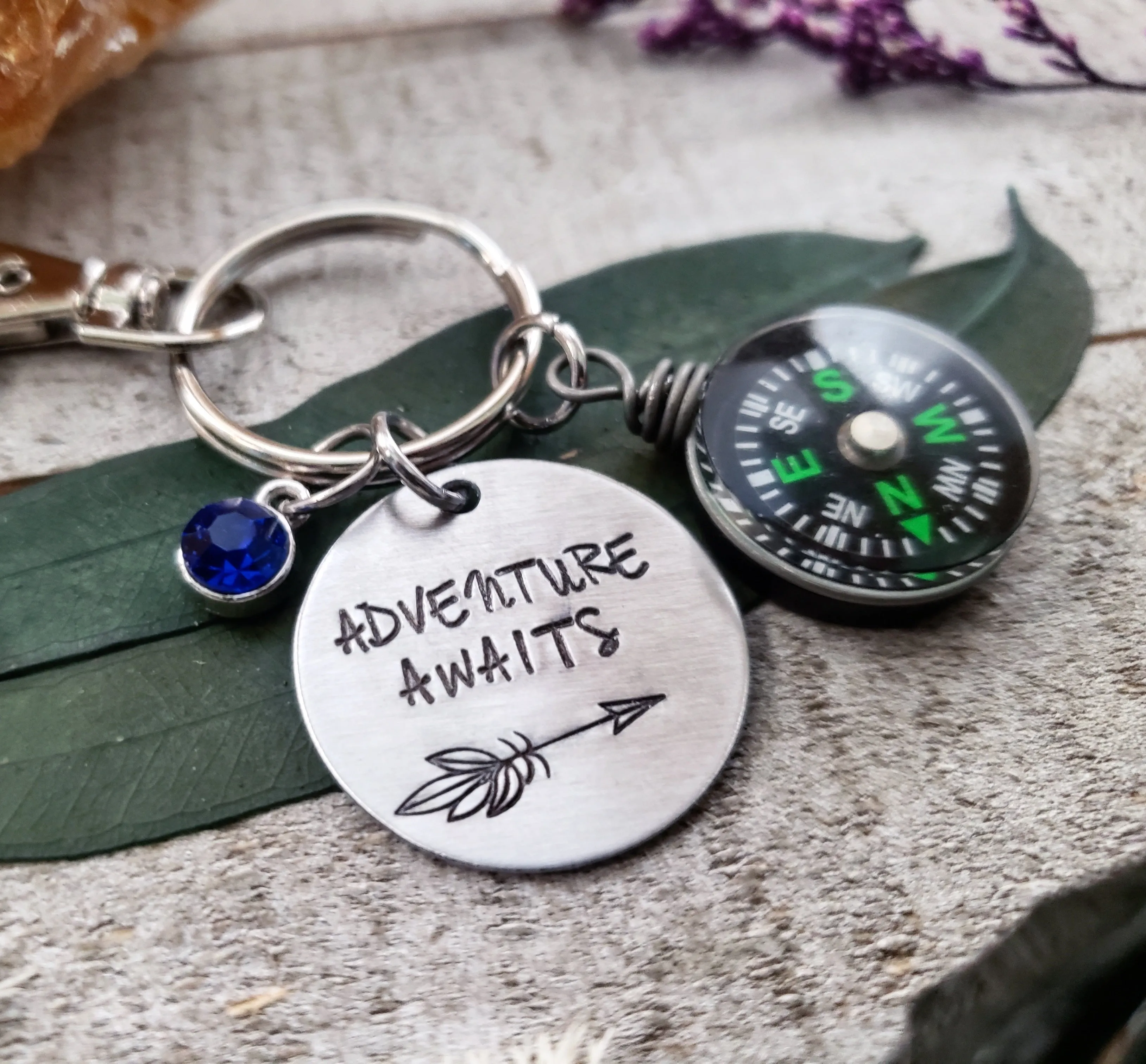Adventure Awaits Keychain