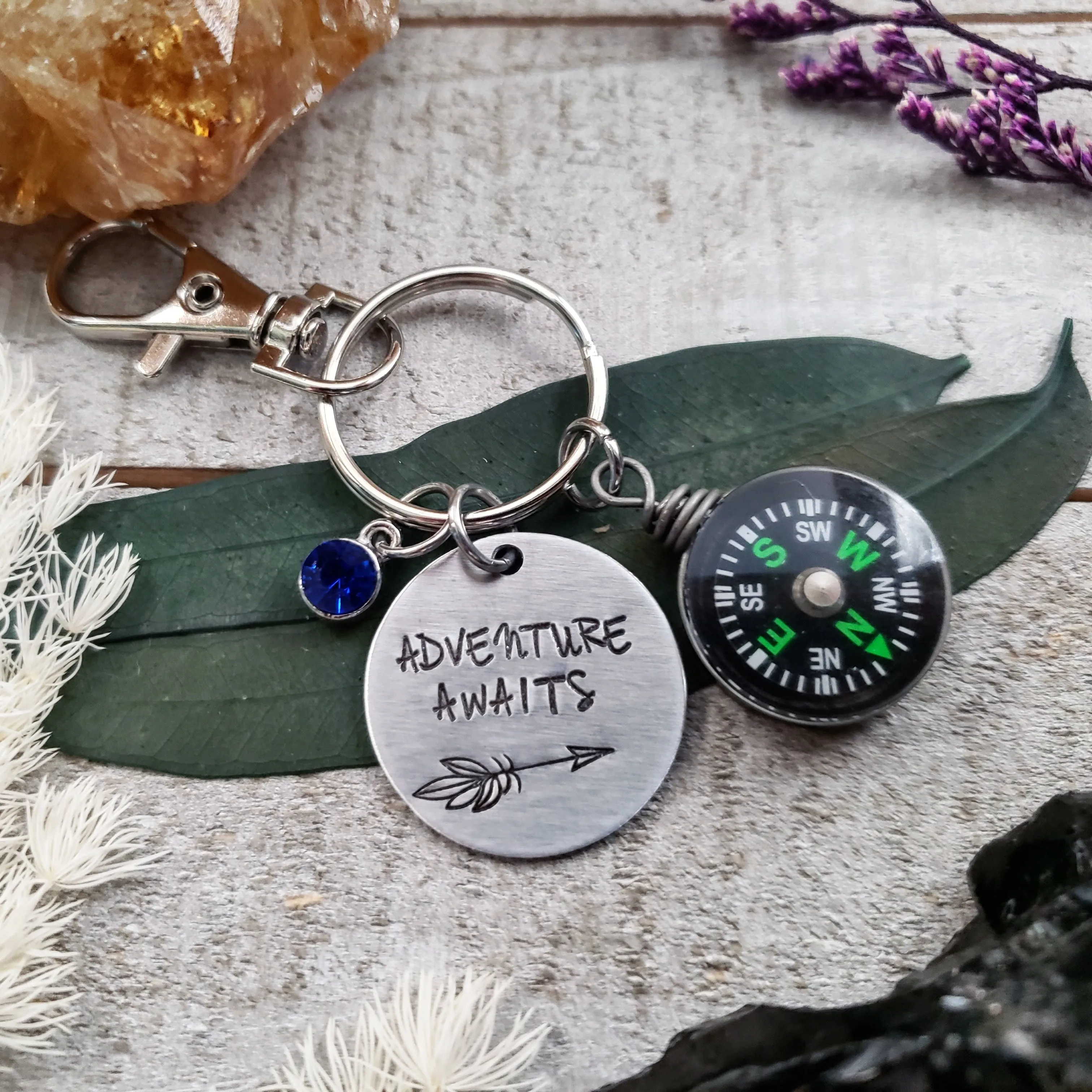 Adventure Awaits Keychain