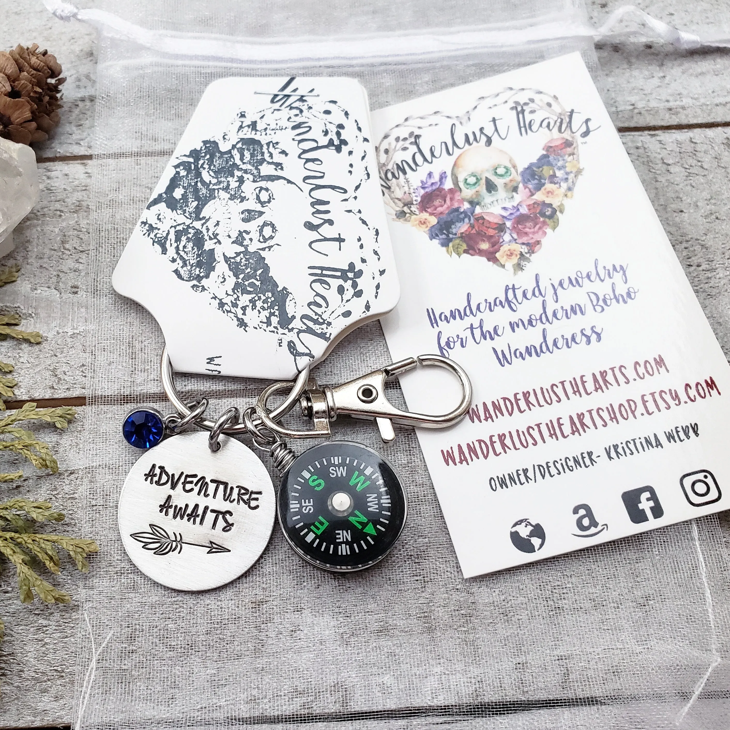 Adventure Awaits Keychain