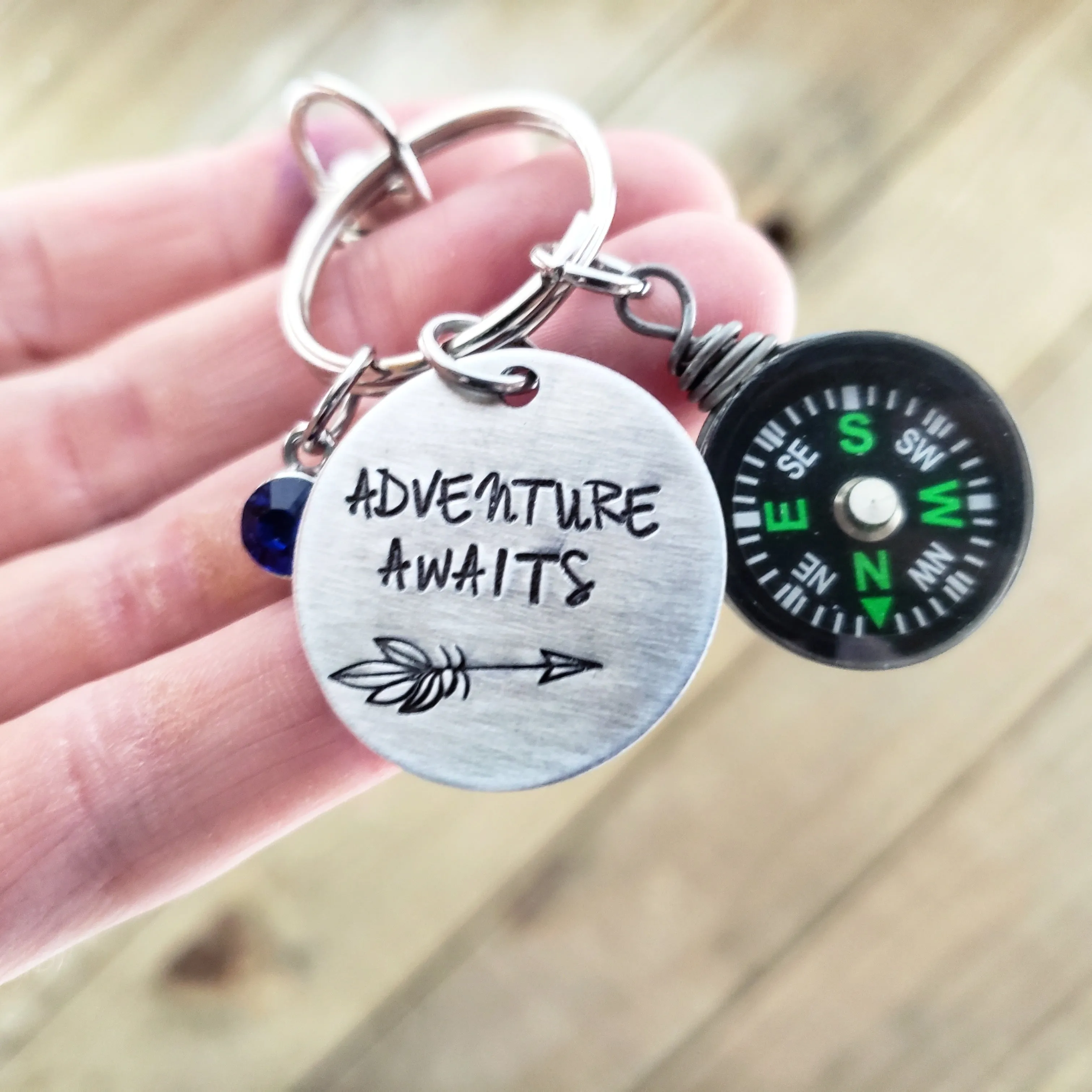 Adventure Awaits Keychain