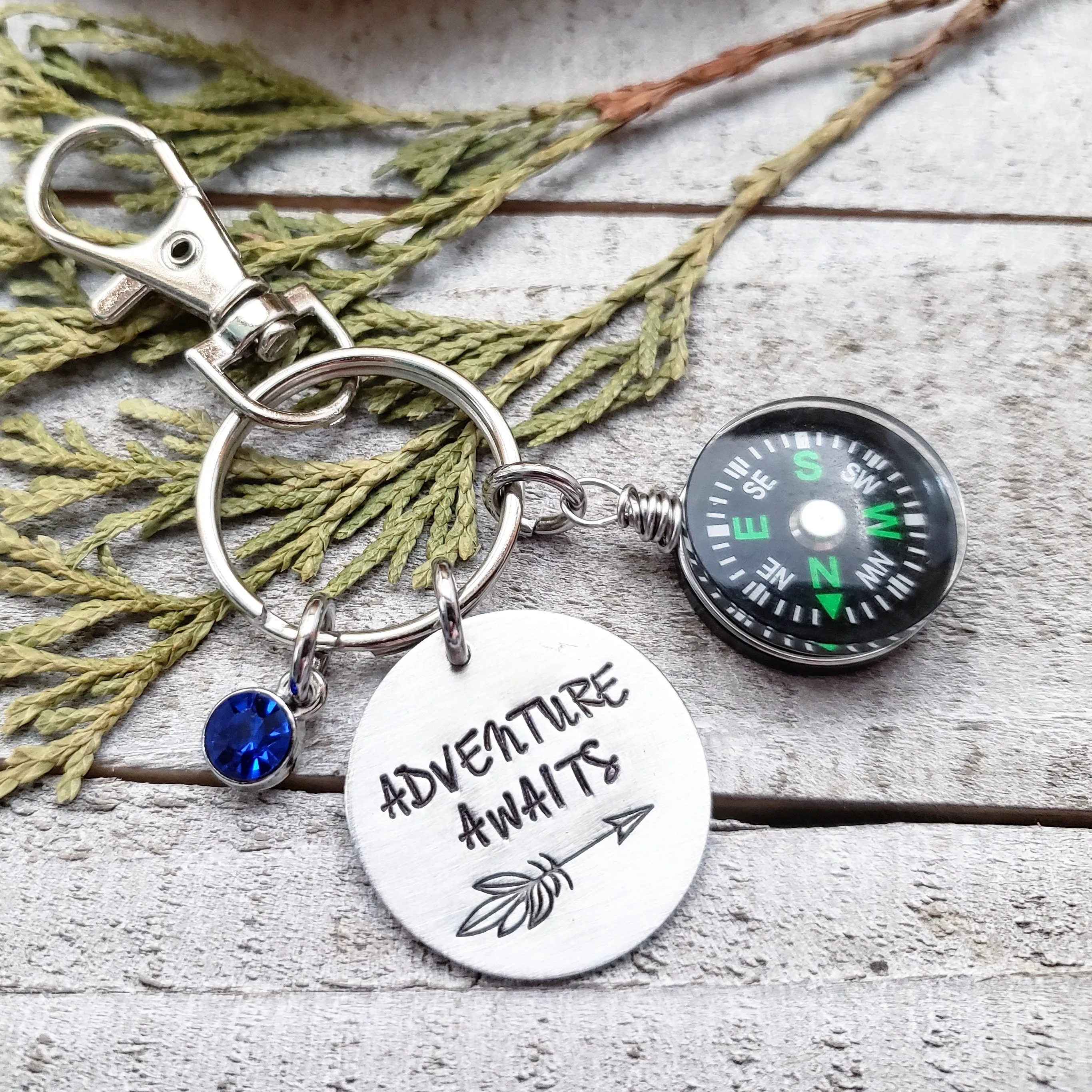 Adventure Awaits Keychain