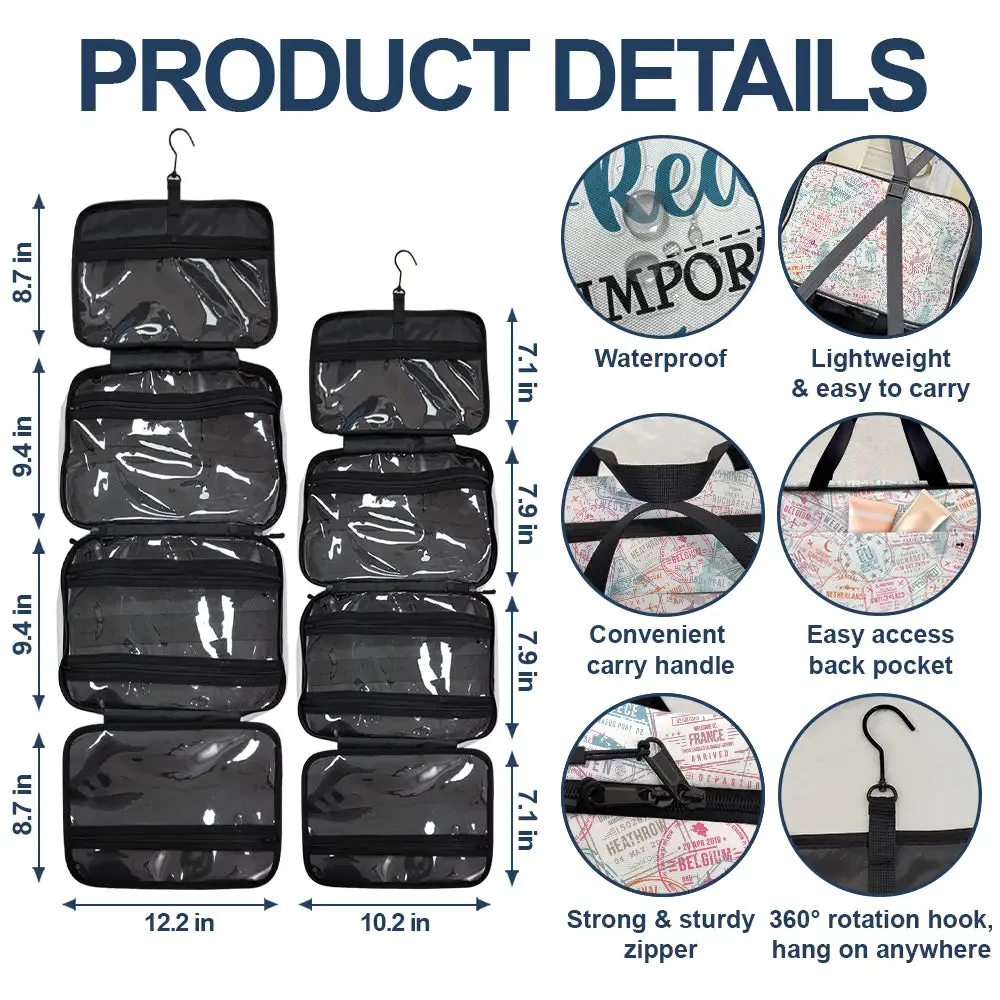 All My Travel Stuff - Personalized Toiletry Bag