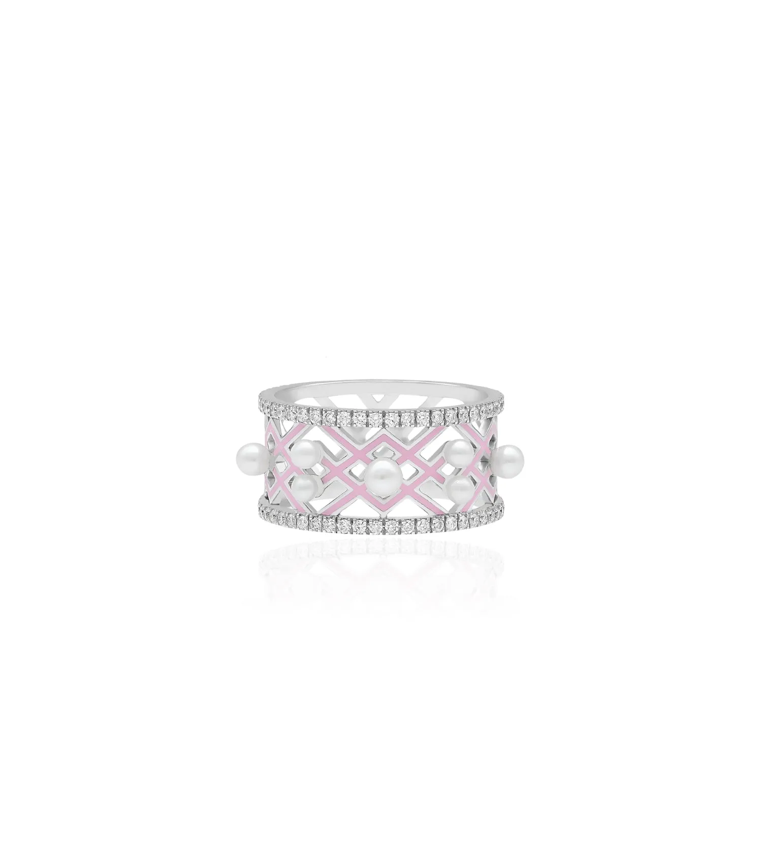 Alma Blush Midi Ring