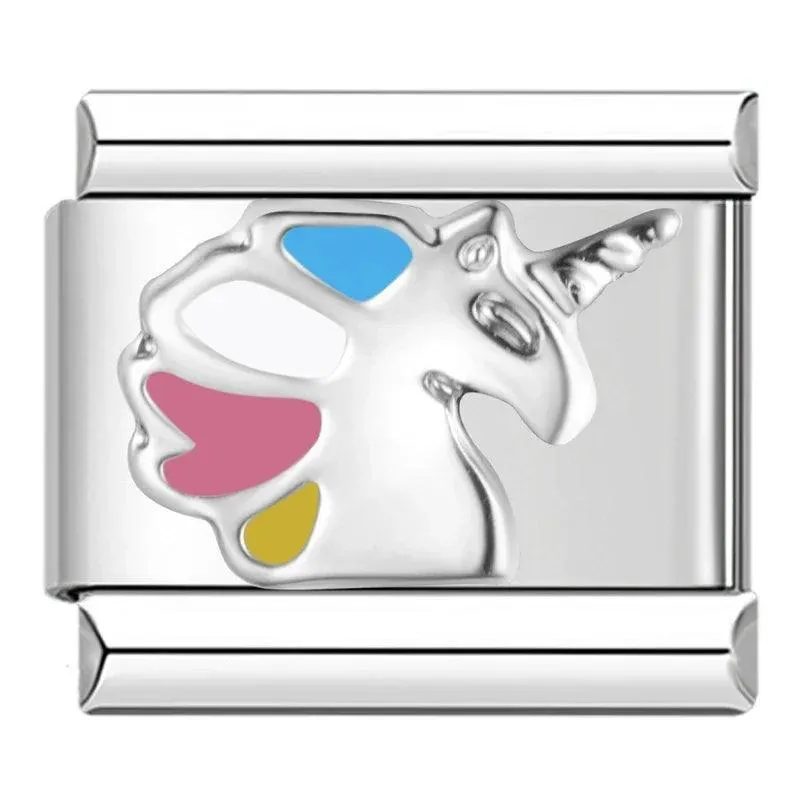 Animal Lover's Stainless Steel Bracelet: Express Your Unique Style with Charming Animal Links!