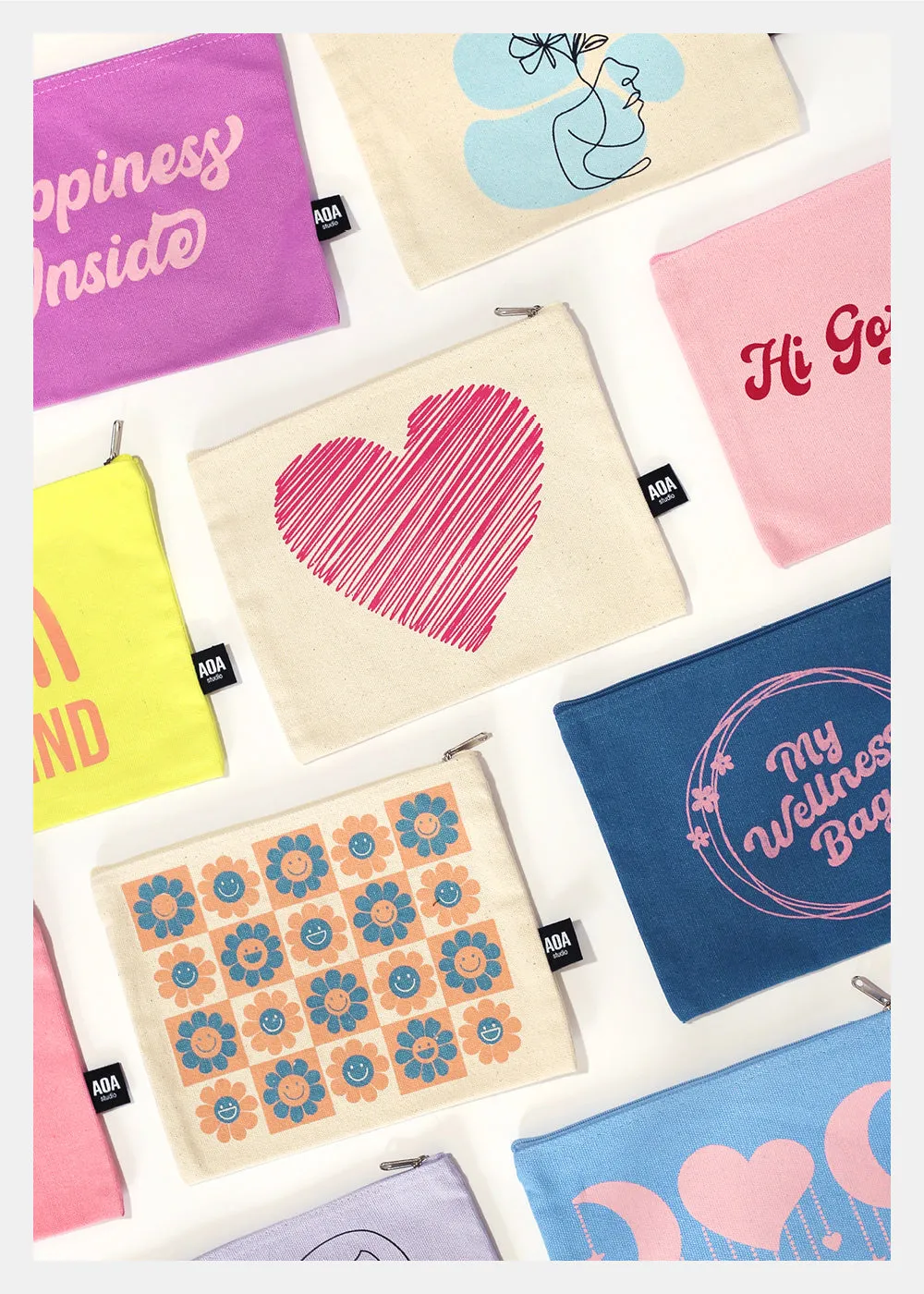 AOA Canvas Bag - Heart Sketch