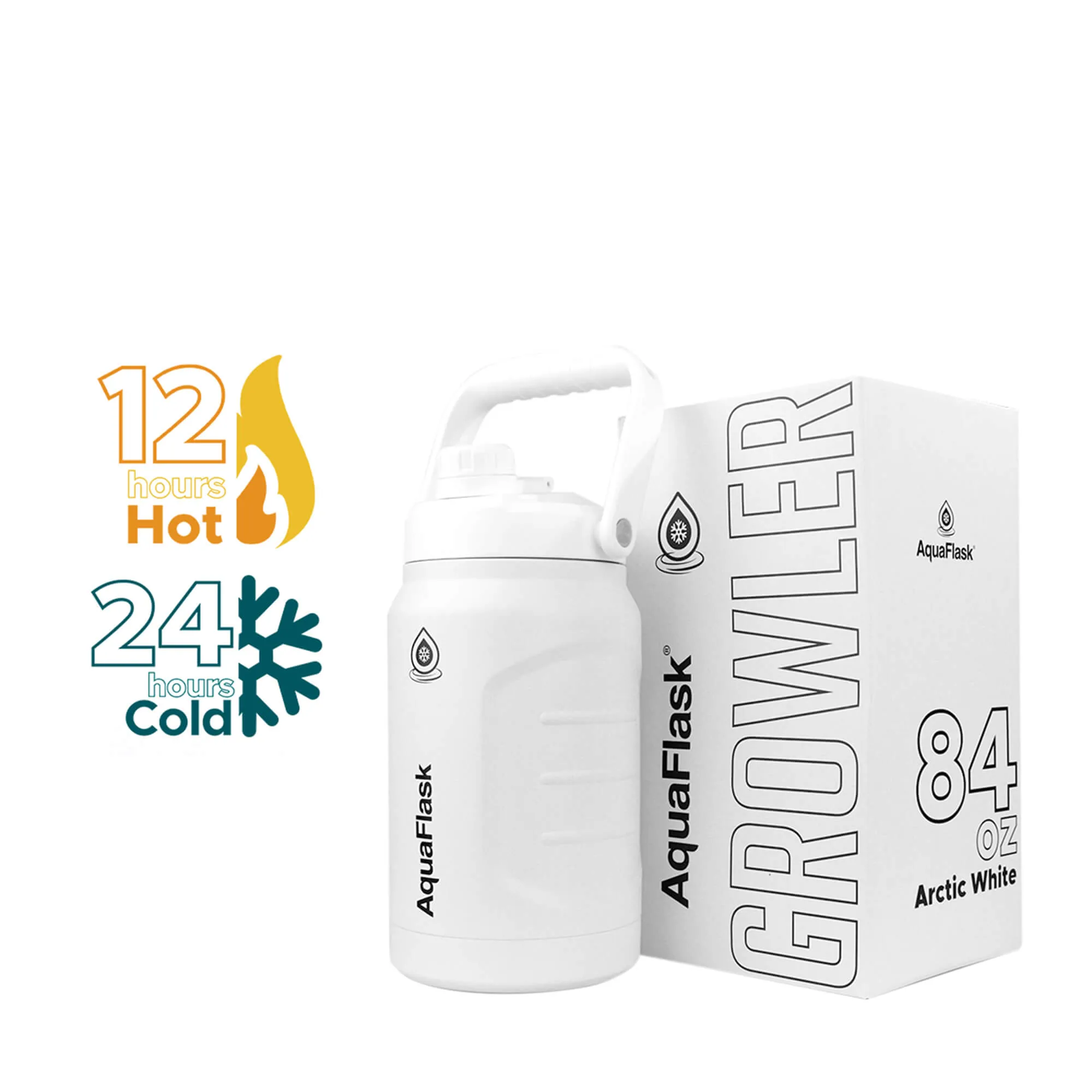 AquaFlask Growler V2 Stainless Steel Vacuum  Insulated Water Bottle 2.5L Jug