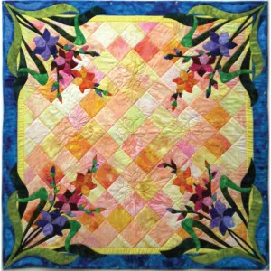 August Gladiola Quilt Pattern MGD-807w  - Wholesale Product