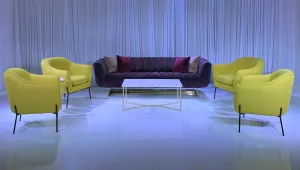 AVENUE SOFA GROUPING 2 - VIOLET