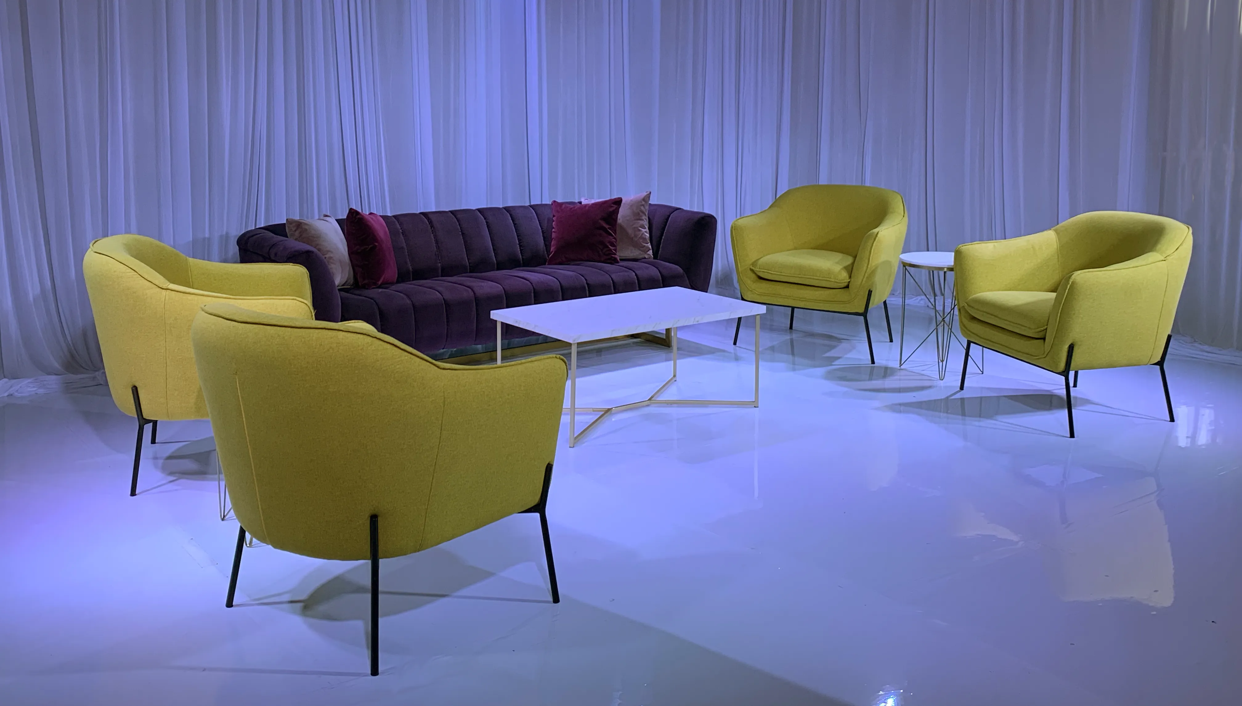 AVENUE SOFA GROUPING 2 - VIOLET