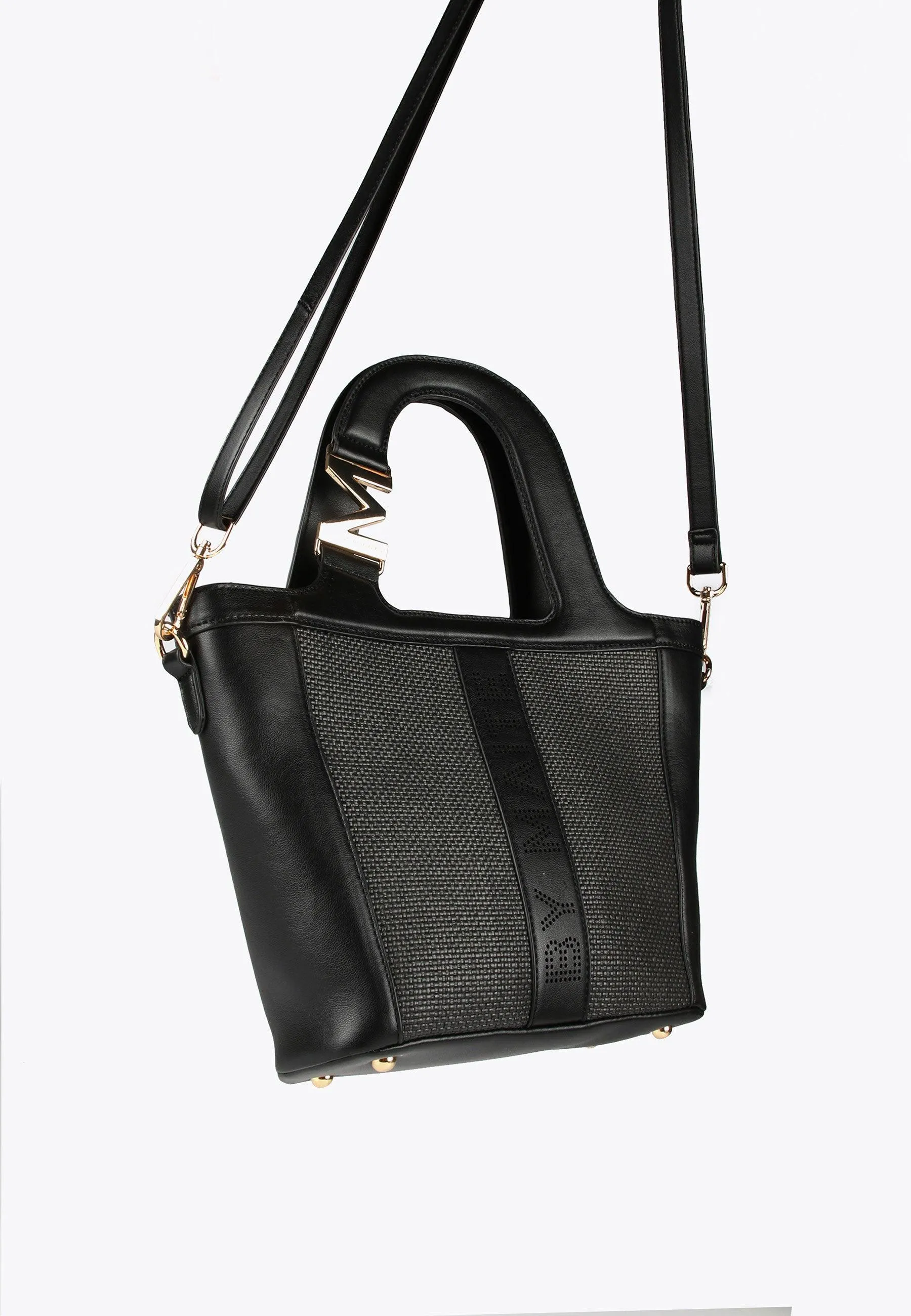 Basket-style crossbody bag