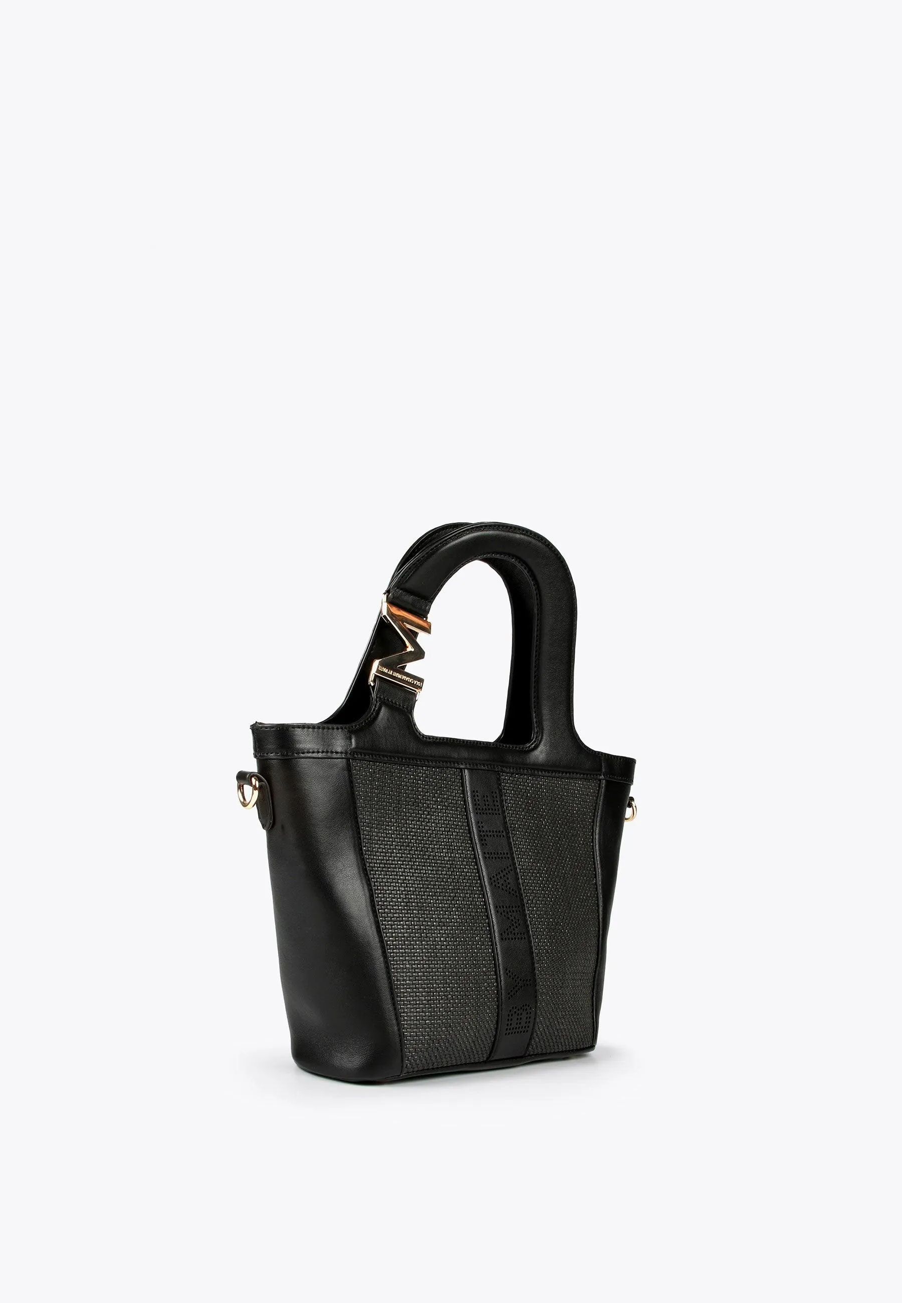 Basket-style crossbody bag