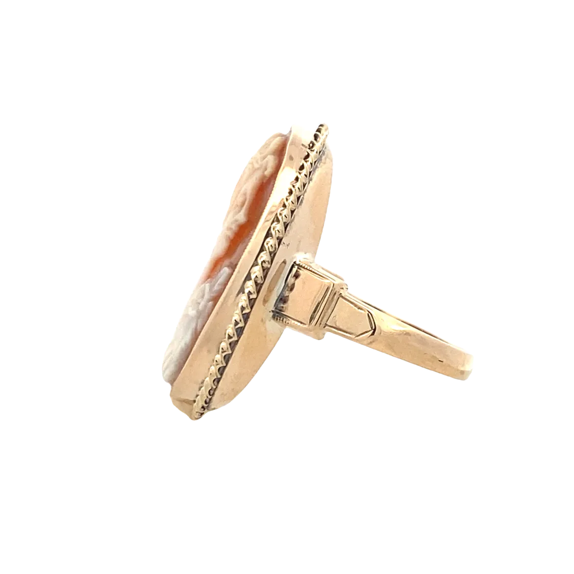 BCJ Estate Jewelry Yellow Gold Cameo Ring