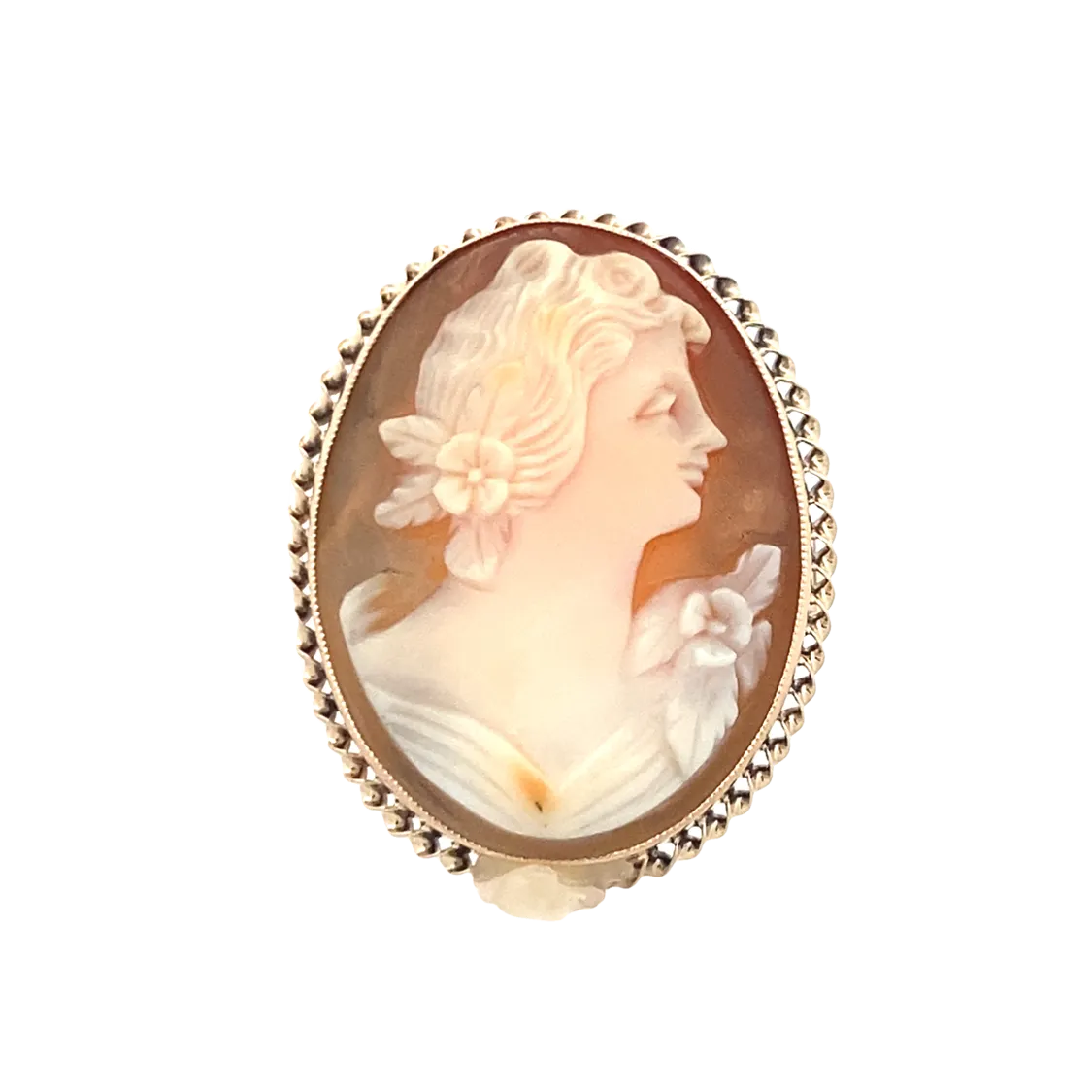 BCJ Estate Jewelry Yellow Gold Cameo Ring