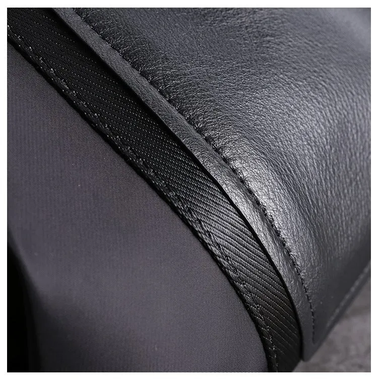 Black Nylon Shoulder Bag Handbag Black Crossbody Nylon Bag Women's Nylon Crossbody Bag