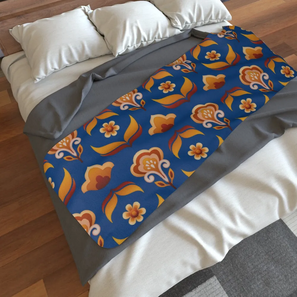Blanket Scarf - Stamen Blue