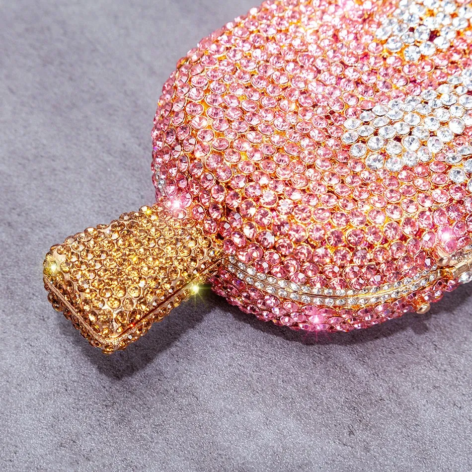 Bling Ice Cream Shaped Evening Clutch