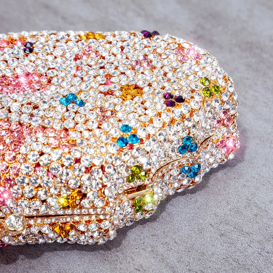 Bling Ice Cream Shaped Evening Clutch