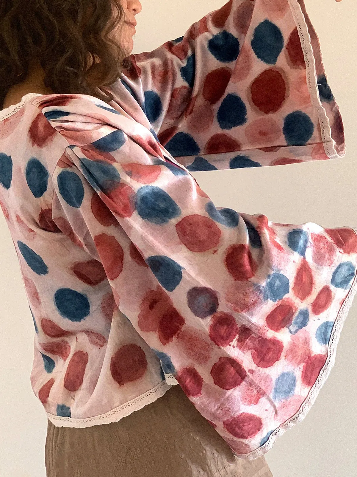 Blush Handwoven Mashru Overlay