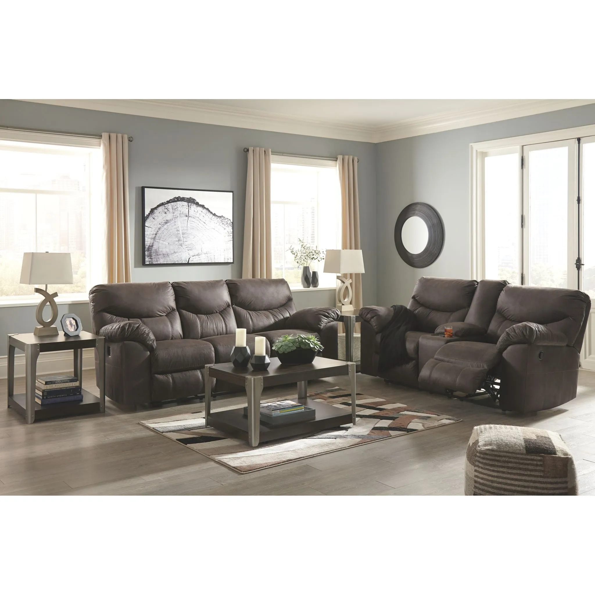Boxberg Reclining Loveseat with Console