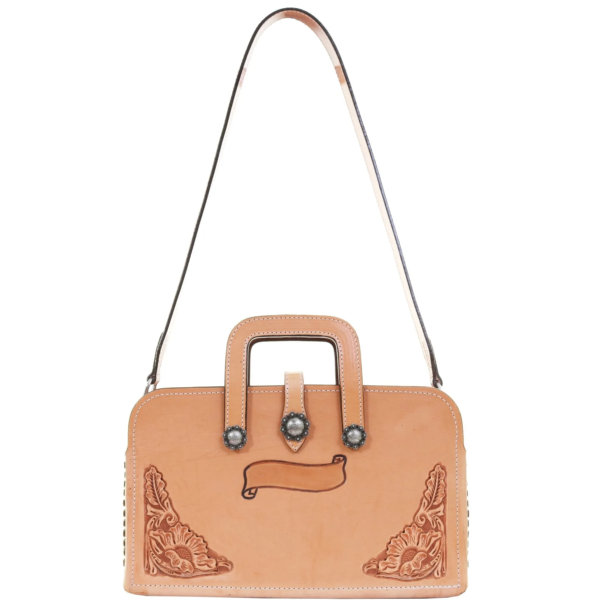 BRIEFCASE21 - Natural Floral Briefcase