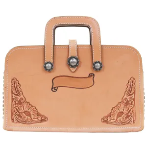 BRIEFCASE21 - Natural Floral Briefcase