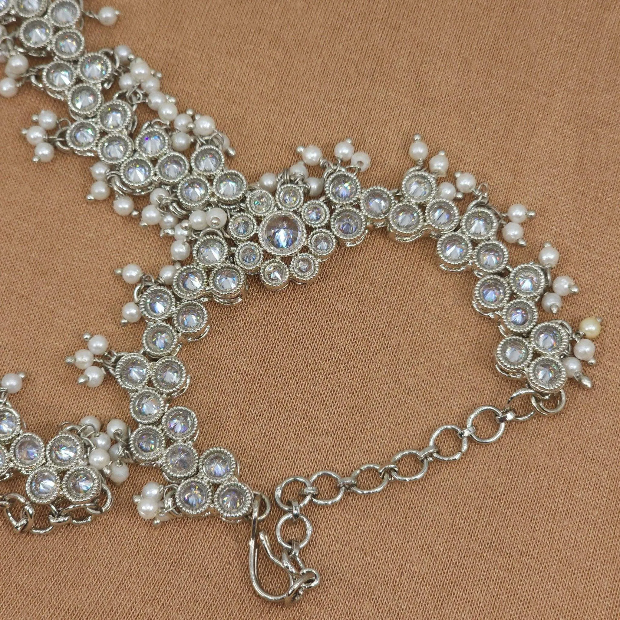Buttercup Silver Polki Hand Pieces