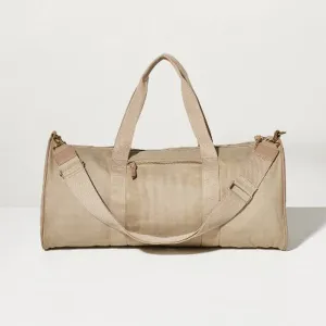 Canvas Travel Duffel Bag Khaki