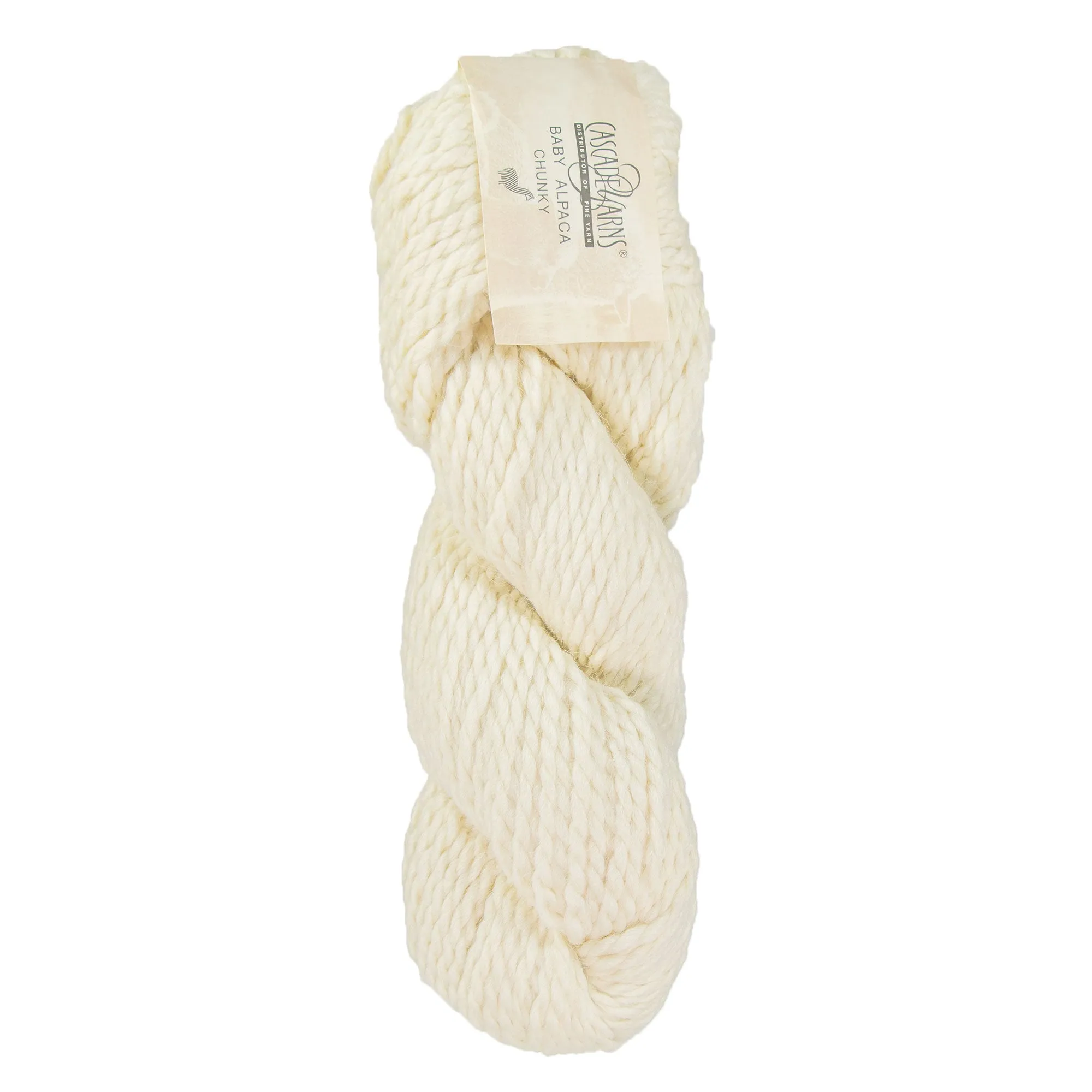 Cascade Yarns Baby Alpaca Chunky Yarn - 565 Ecru