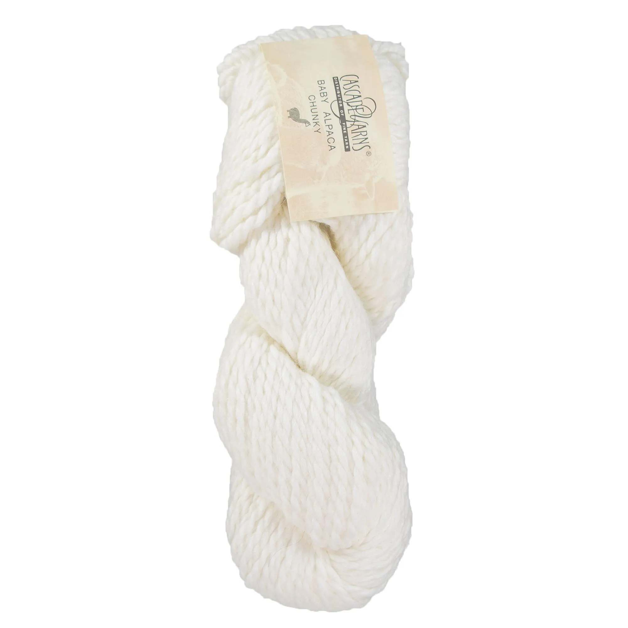 Cascade Yarns Baby Alpaca Chunky Yarn - 576 White