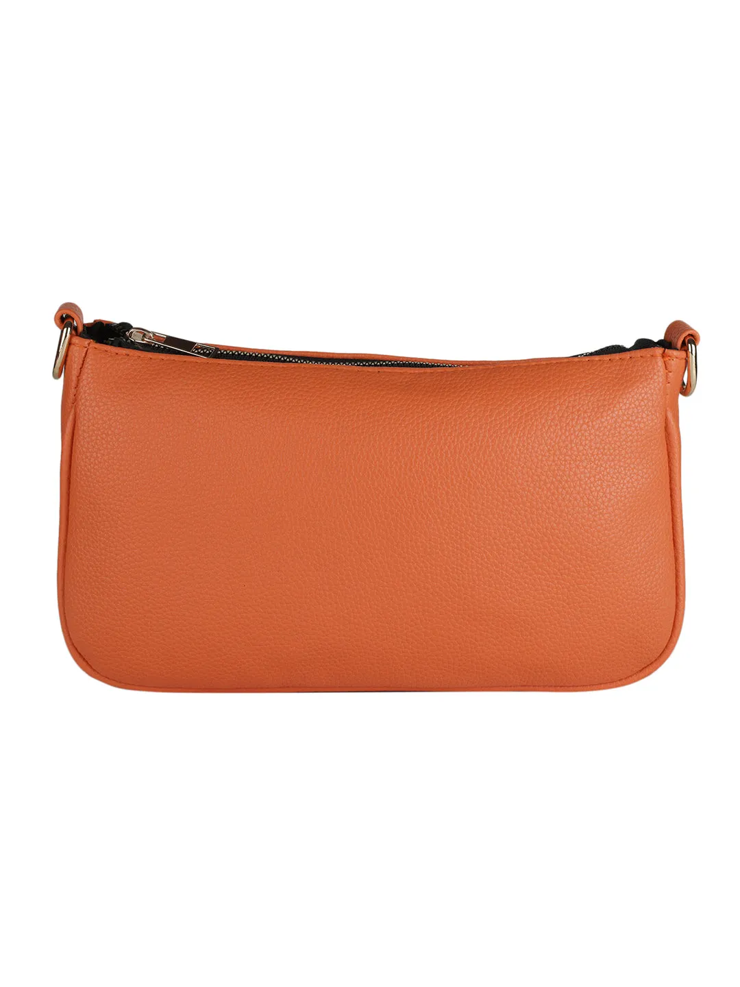 Casual Solid Sling Bag with Round Pouch