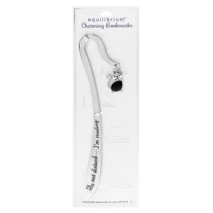 Charming Cat Silver Bookmark
