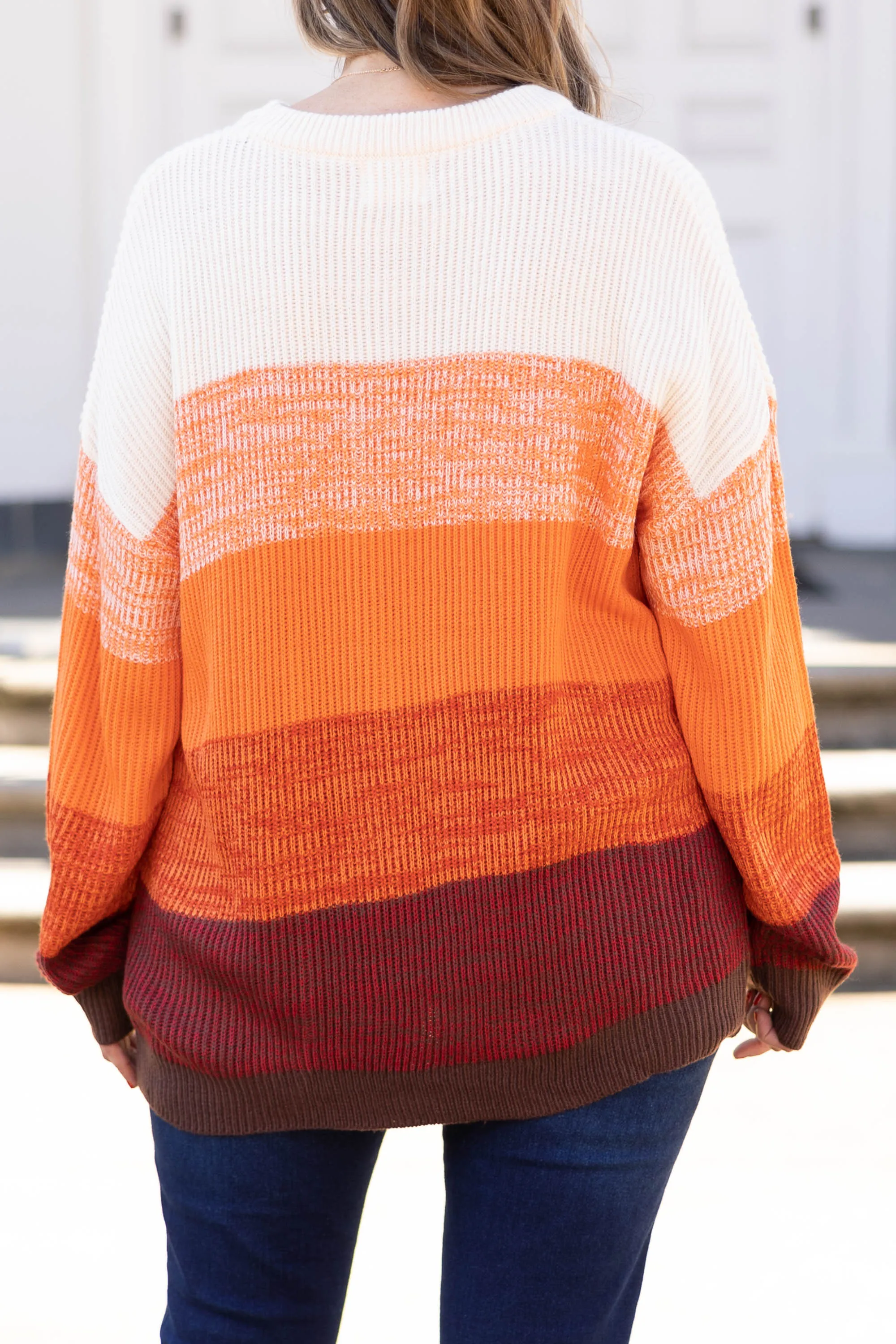 Charming Charlie Sweater, Rust