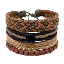 Charming Shark Mens Stack Bracelet