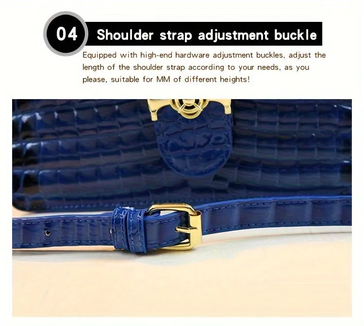 Chic Versatile Crossbody Shoulder Pu Leather Handbag