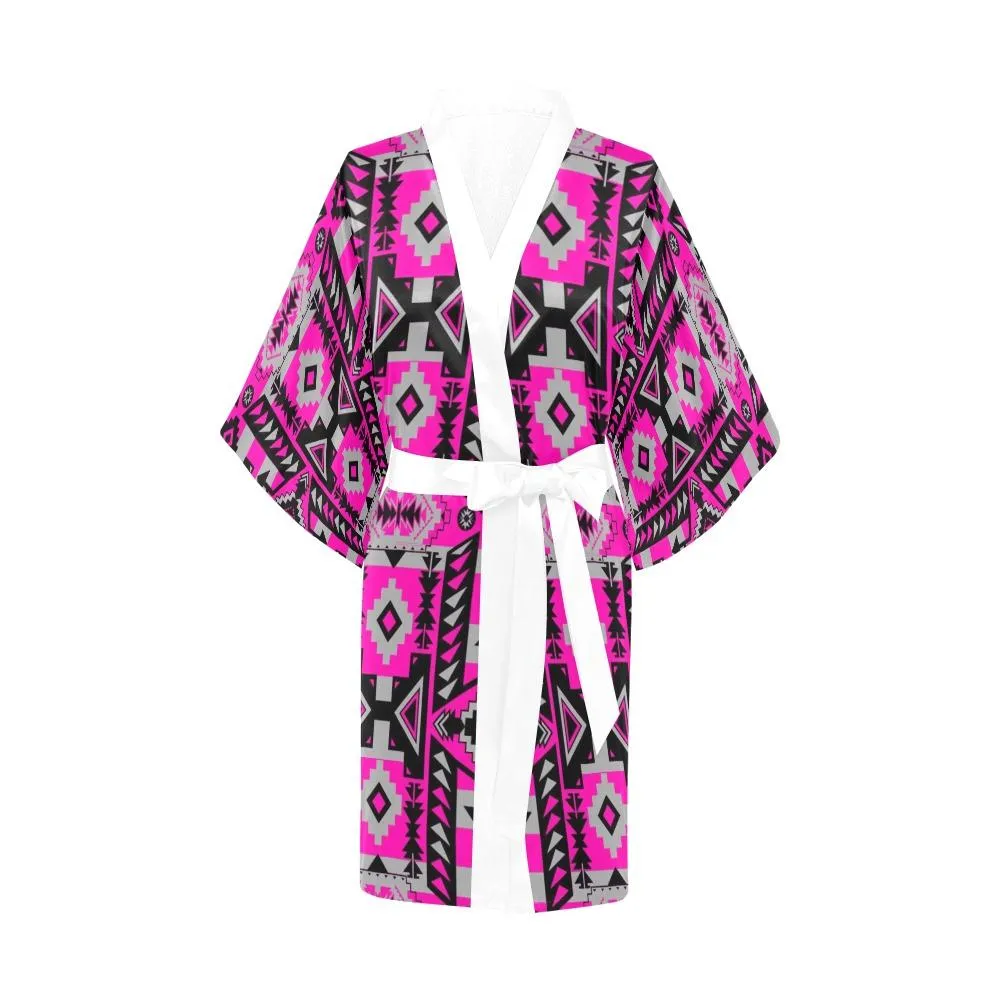 Chiefs Mountain Stunning Sunset Satin Robe