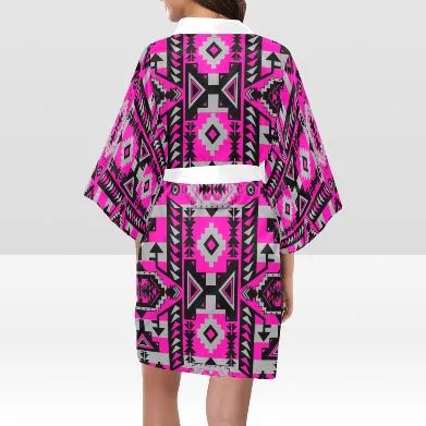 Chiefs Mountain Stunning Sunset Satin Robe