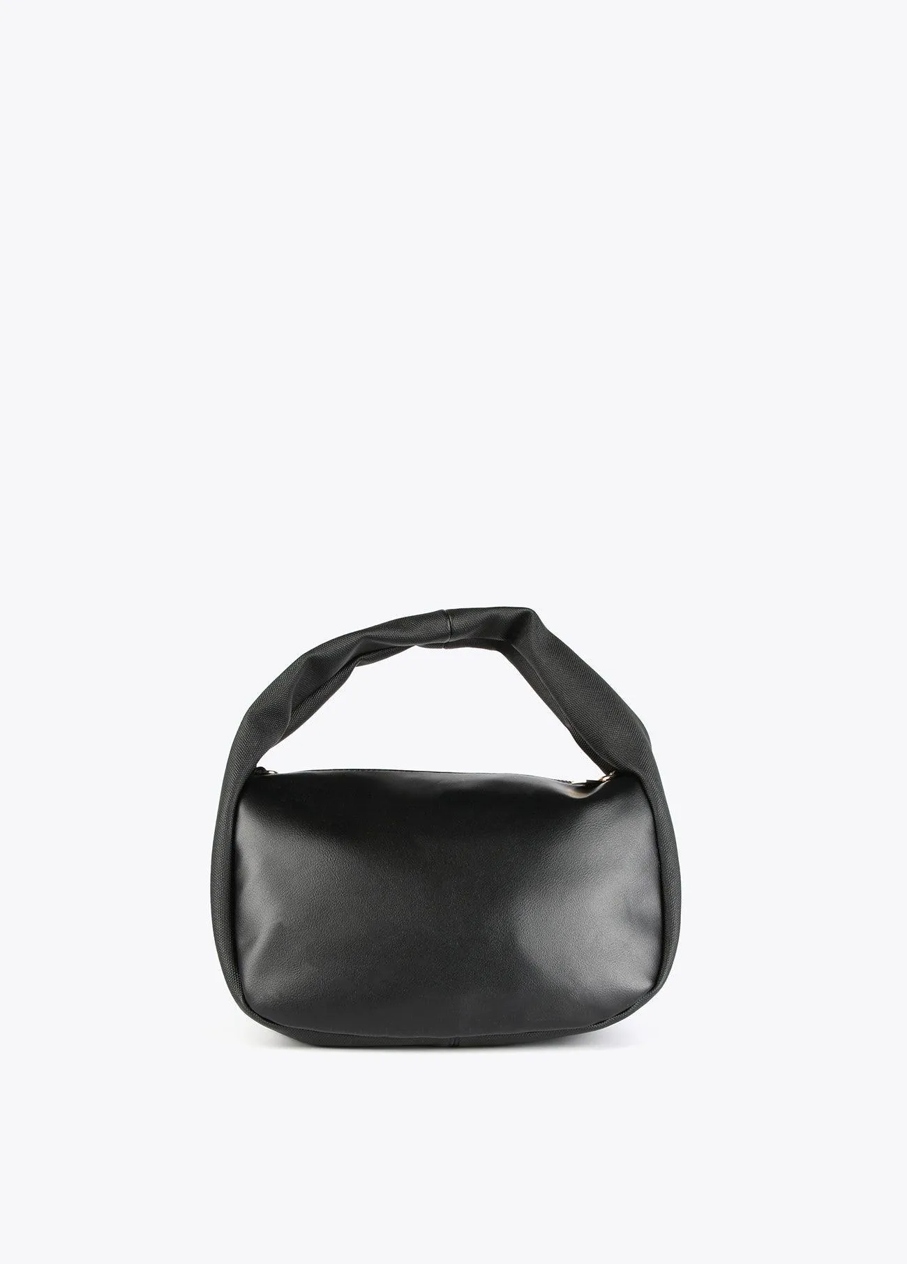 Contrast textures crossbody bag