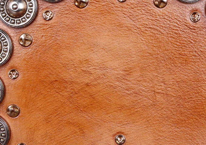 Cool Ladies Rivets Leather Circle Bag Crossbody Purse For Women