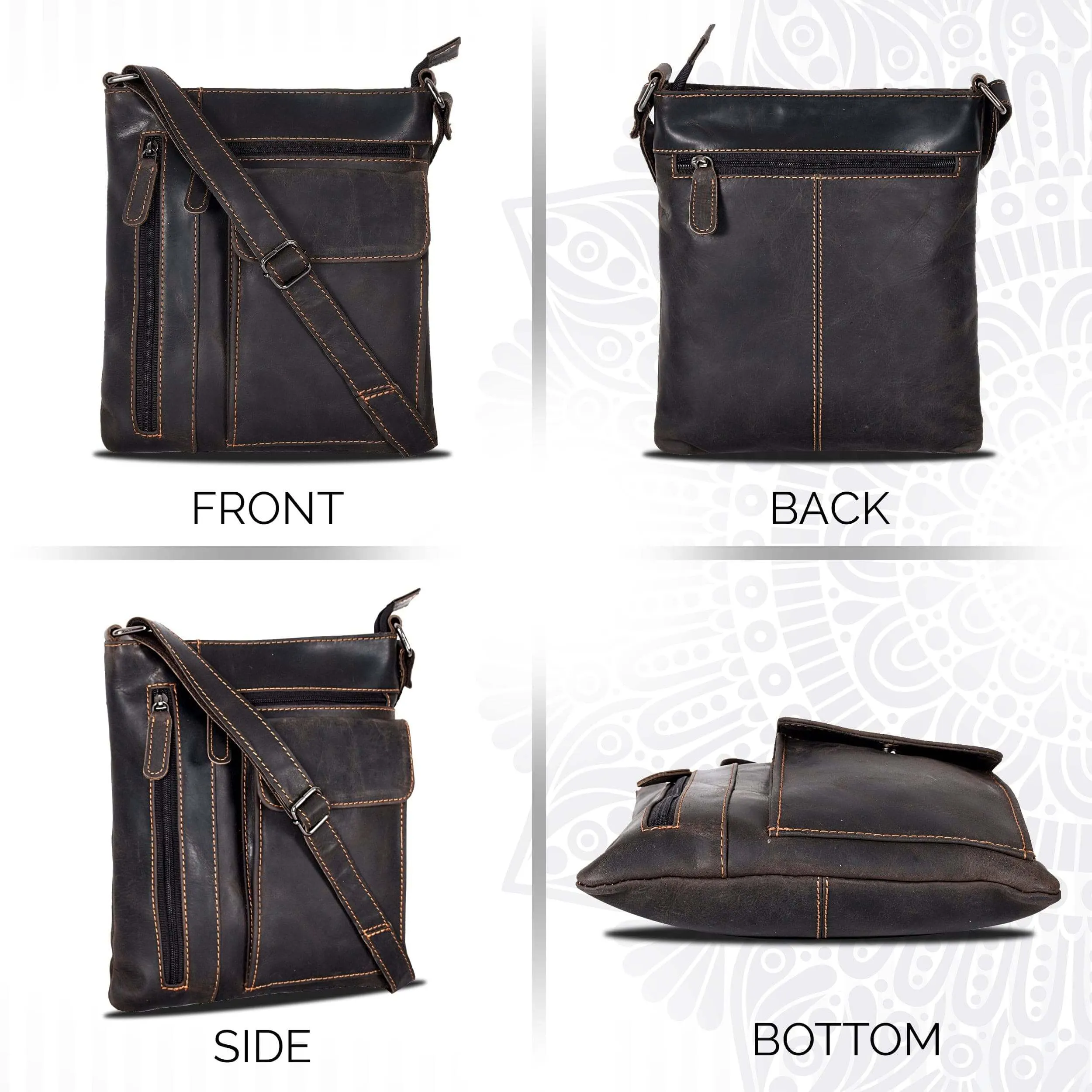 Crossbody Bag for Women Dark Brown